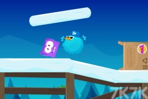 《紫色冰块回家4》游戏截图2 《紫色冰块回家4》游戏截图2