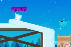 《紫色冰块回家4》游戏截图3 《紫色冰块回家4》游戏截图3