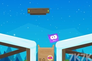 《紫色冰块回家4》游戏截图1 《紫色冰块回家4》游戏截图1