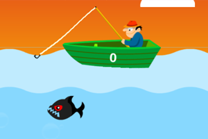 《悠哉大叔钓鱼》游戏截图1 《悠哉大叔钓鱼》游戏截图1