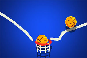 《画线篮球5无敌版》游戏截图1 《画线篮球5无敌版》游戏截图1