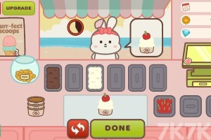 《喵喵冰淇淋车》游戏截图1 《喵喵冰淇淋车》游戏截图1