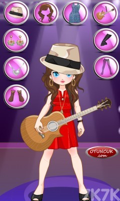 《摇滚少女装扮》游戏截图4 《摇滚少女装扮》游戏截图4