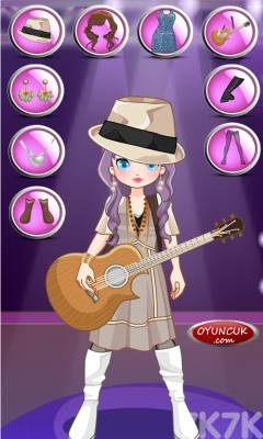 《摇滚少女装扮》游戏截图1 《摇滚少女装扮》游戏截图1