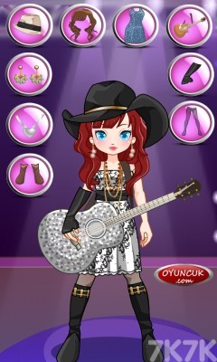 《摇滚少女装扮》游戏截图2 《摇滚少女装扮》游戏截图2