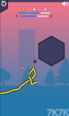 《火柴人画线滑雪》游戏截图3 《火柴人画线滑雪》游戏截图3