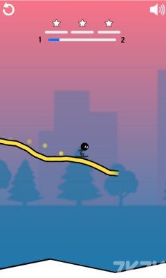 《火柴人画线滑雪》游戏截图2 《火柴人画线滑雪》游戏截图2