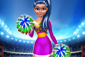 《拉拉队女孩换装》游戏截图1 《拉拉队女孩换装》游戏截图1