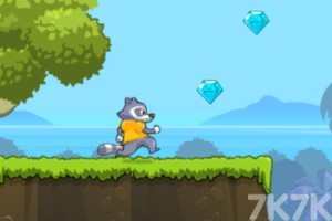 《小浣熊丛林探险》游戏截图1 《小浣熊丛林探险》游戏截图1