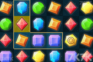 《宝石方块对对碰》游戏截图1 《宝石方块对对碰》游戏截图1