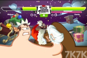 《拇指大乱斗圣诞版》游戏截图2 《拇指大乱斗圣诞版》游戏截图2