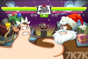 《拇指大乱斗圣诞版》游戏截图1 《拇指大乱斗圣诞版》游戏截图1