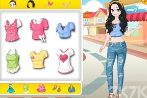 《夏日之城换装秀》游戏截图2