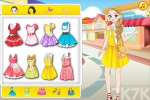 《夏日之城换装秀》游戏截图3