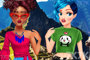 《时尚女孩的旅行》游戏截图2 《时尚女孩的旅行》游戏截图2