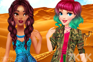 《时尚女孩的旅行》游戏截图1 《时尚女孩的旅行》游戏截图1