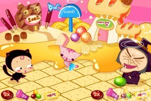 《小黑花花女巫糖果大战》游戏截图2 《小黑花花女巫糖果大战》游戏截图2