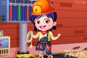 《可爱宝贝当电工》游戏截图1 《可爱宝贝当电工》游戏截图1