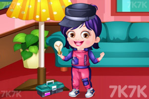 《可爱宝贝当电工》游戏截图3 《可爱宝贝当电工》游戏截图3