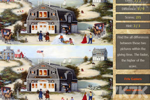 《艺术村找不同》游戏截图3 《艺术村找不同》游戏截图3