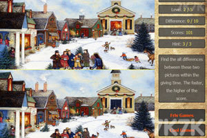 《艺术村找不同》游戏截图1 《艺术村找不同》游戏截图1