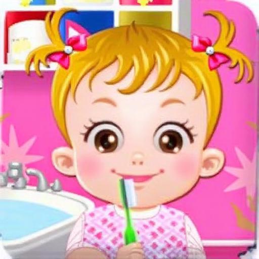 可爱宝贝刷刷牙