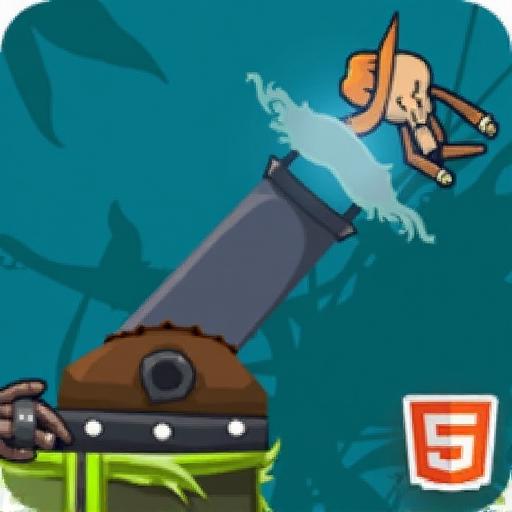 加农炮射小人H5版