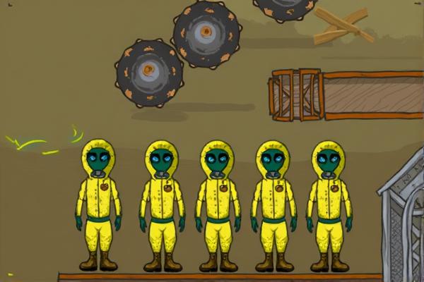 豆芽菜射僵尸H5版