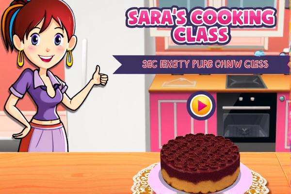 莎拉做樱桃蛋糕