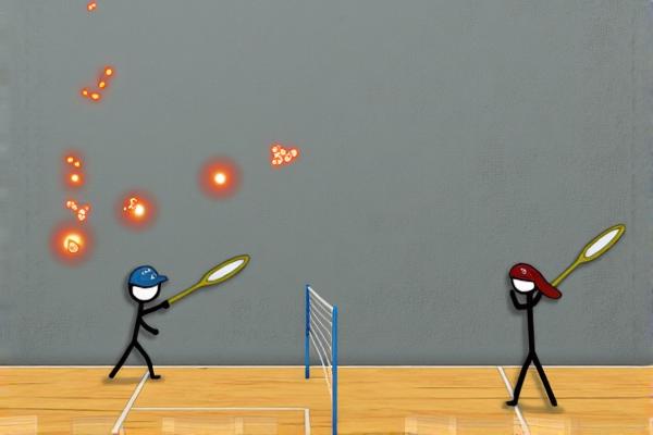 火柴人打羽毛球3