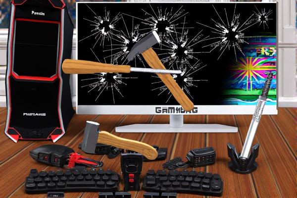 砸电脑