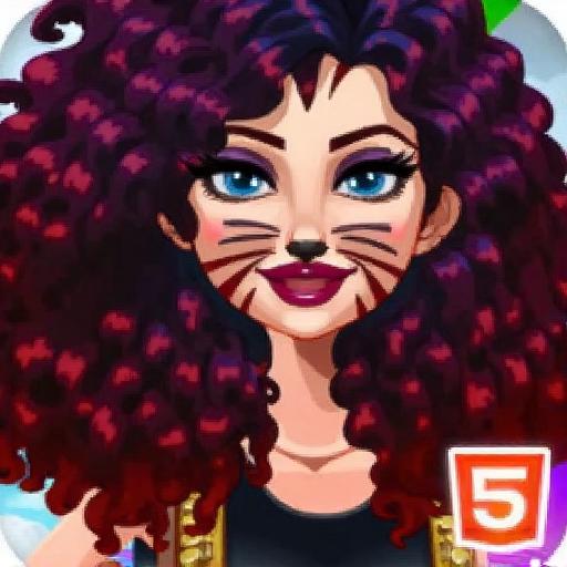 有趣的画脸聚会