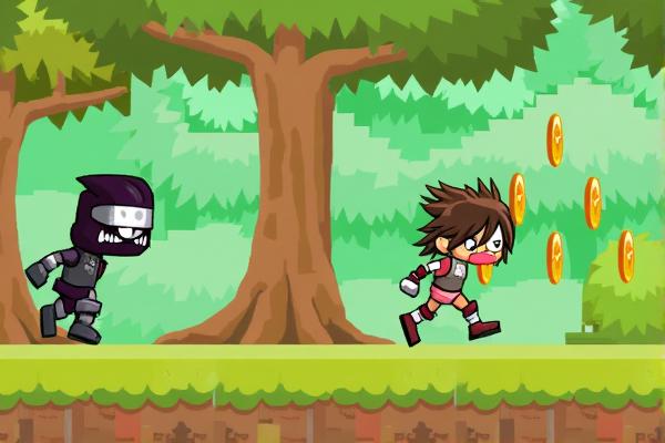 女忍者收集金币