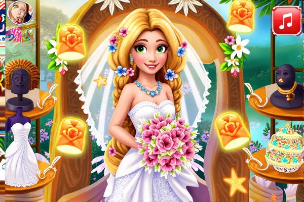 公主的时尚婚礼