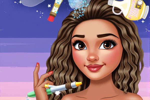 莫纳卷发的造型