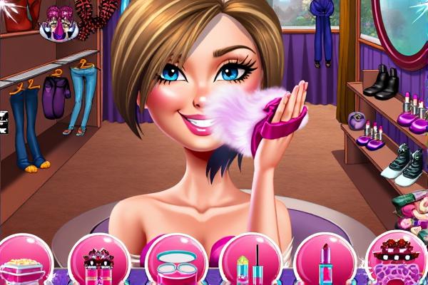 女孩美味的早餐