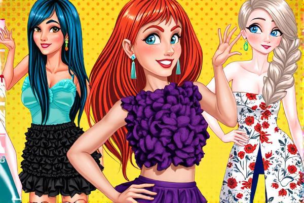 时尚装扮的女孩