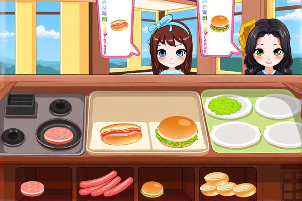 经营汉堡快餐店