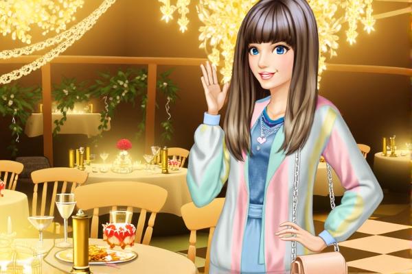 公主的现代装扮