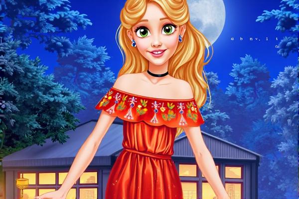 网上购物的女孩