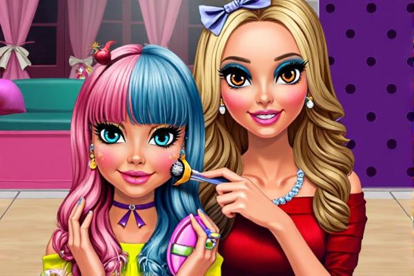 女孩们的糖果妆