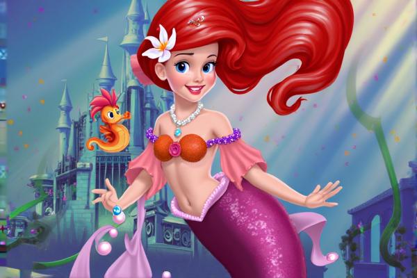 美人鱼公主新造型