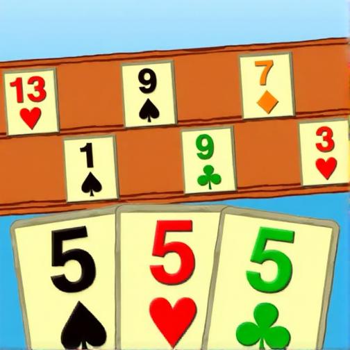 金字塔纸牌相加