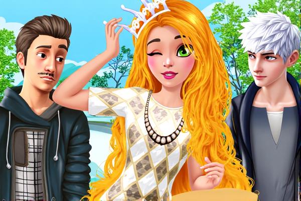 时尚女孩去相亲