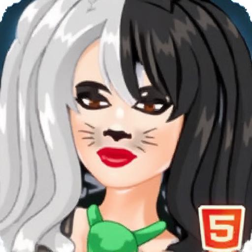 女孩万圣节的发型