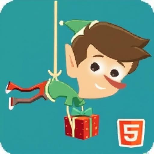 跳跃的圣诞老爷爷