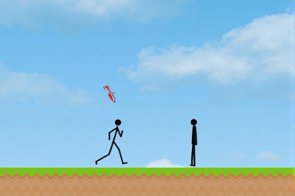 火柴人躲避火箭