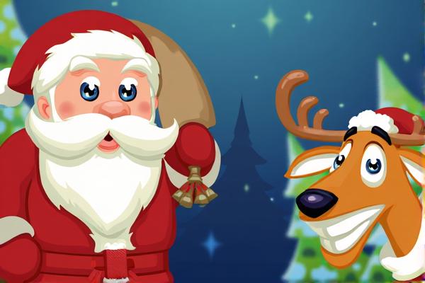 圣诞节元素对对碰