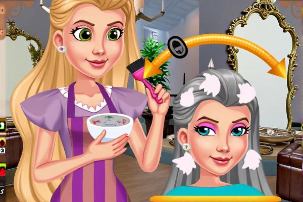 时尚发色的公主