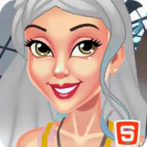 时尚发色的公主